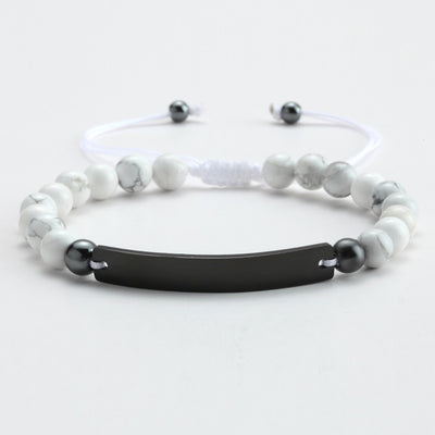 Pearl bracelet with name